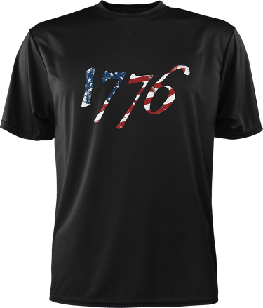 Since 1776 T-Shirt Greater Half Black S